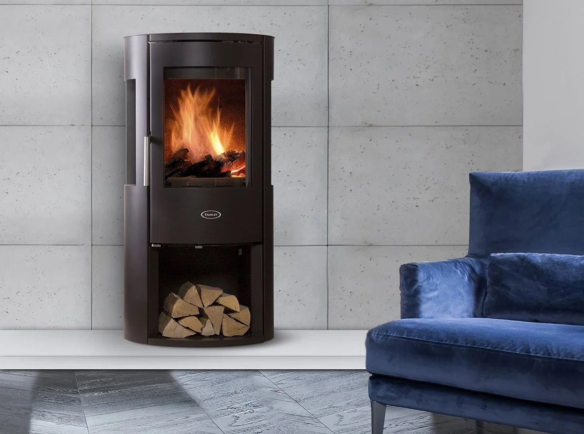 STANLEY  SOLIS F1100 PANORAMIC 11KW Freestanding stove