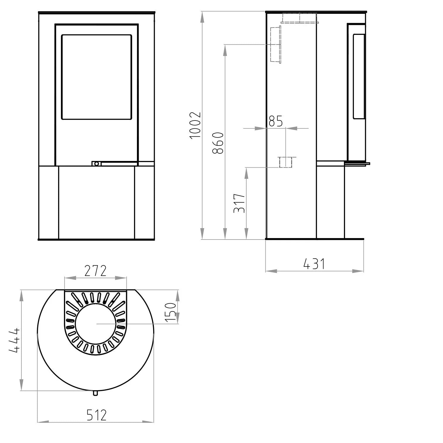 Elite G7 7.7kW Wood Burning (Eco)