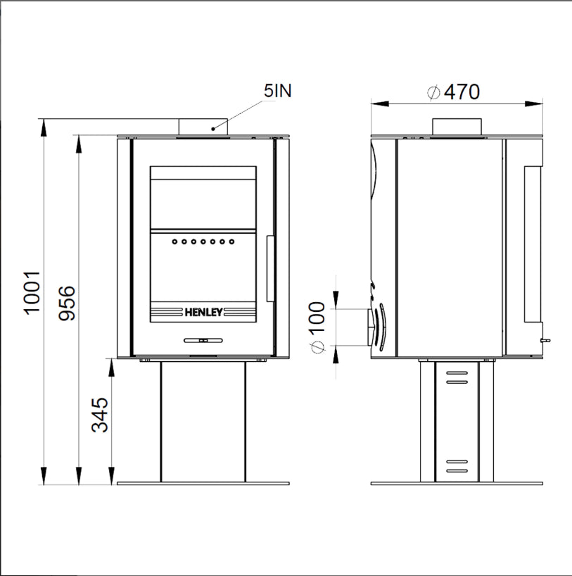 Geneva Wood Burning ECO 5kw