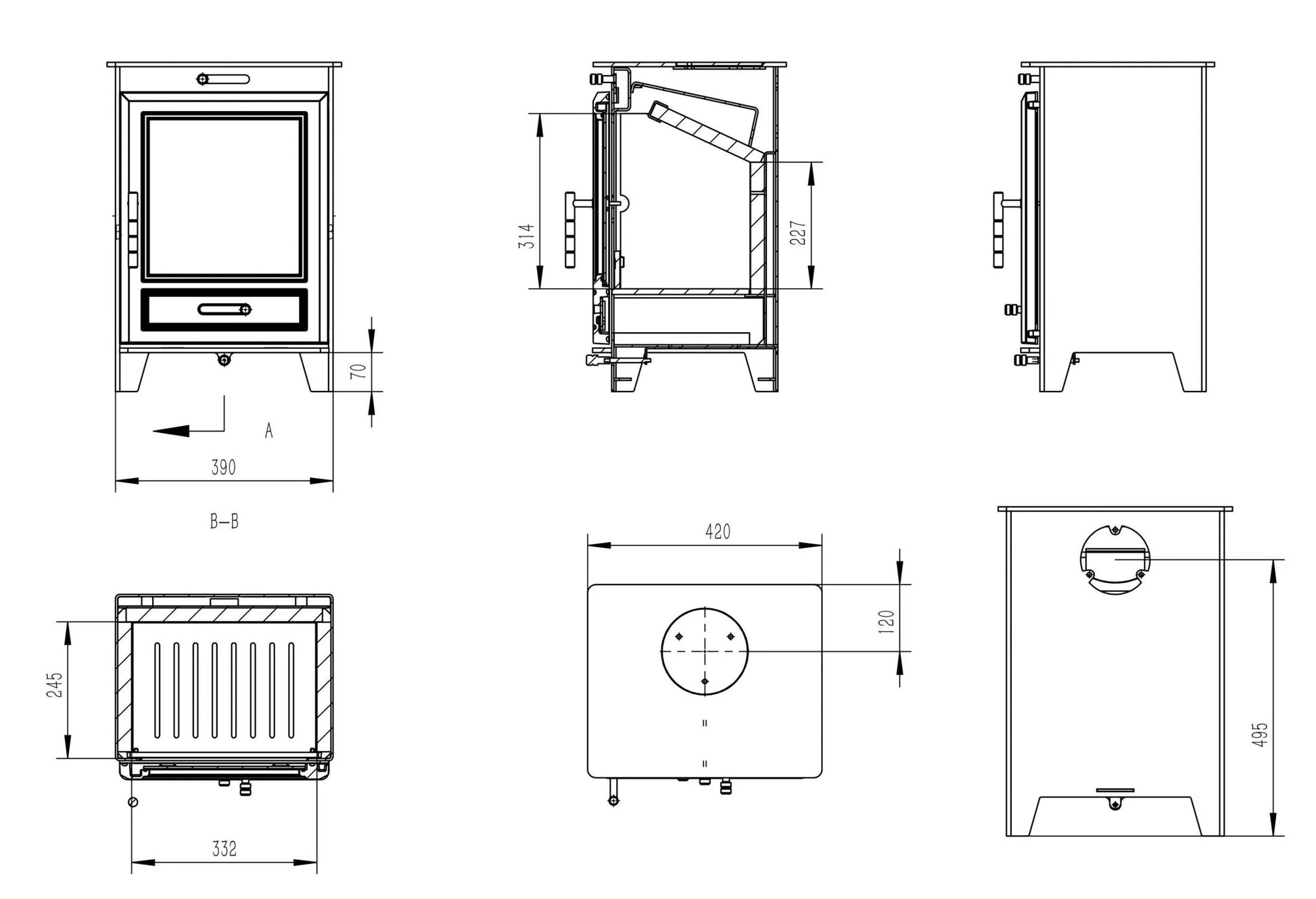 Glenwood Eco 5kW  (Multi Fuel)