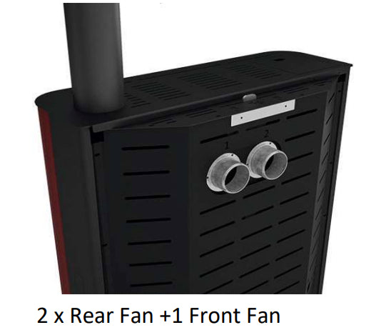 Eva Calor 10kw Diletta Ducted Pellet Stove