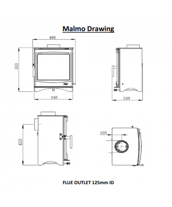 Hamco Malmo Eco 5 freestanding stove