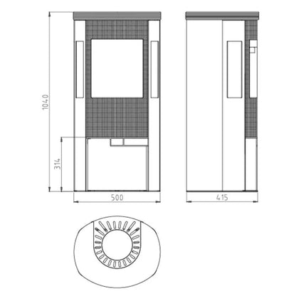 Elipse G5 Eco Wood Burning Stove