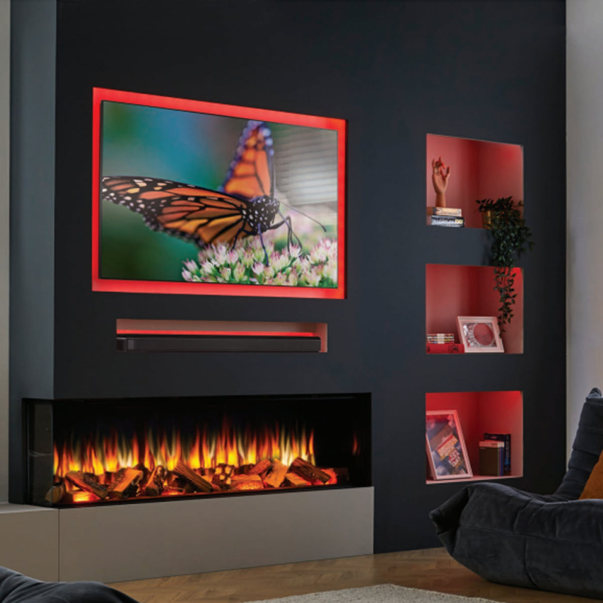 i1500 DEEP Electric fire with Smart App