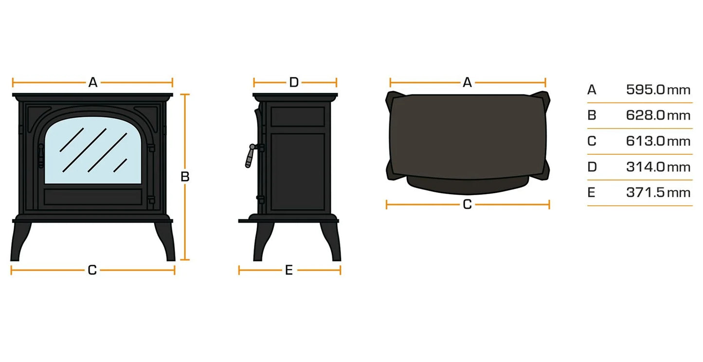 Electric Hinton Deluxe Stove