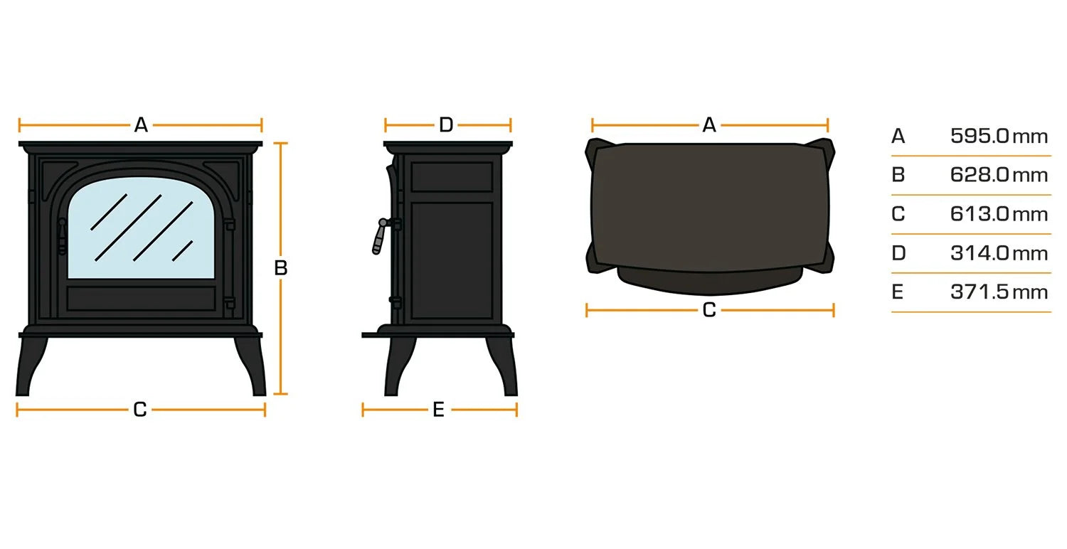 Electric Hinton Deluxe Stove