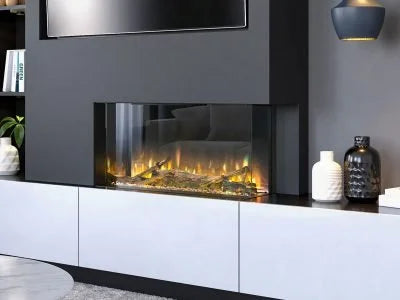 Eclipse 600 Electric Fire with Real Logs
