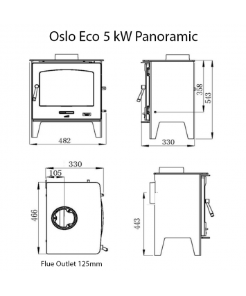 Hamco Oslo Eco Freestanding Stove