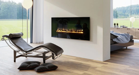 Polaris Electric Fire with Real Logs