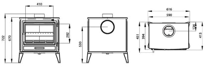 Nua Atlantic Port Freestanding Stove
