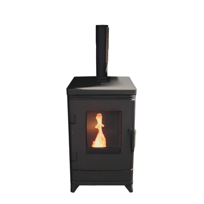 Nordic Fenna 3 Sided Glass Pellet Stove