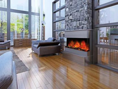 Stanley Argon 100cm built in 2/3 sided electric fire