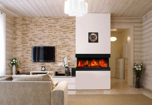 Stanley Argon 125cm Built in 2/3 sided Electric Fire