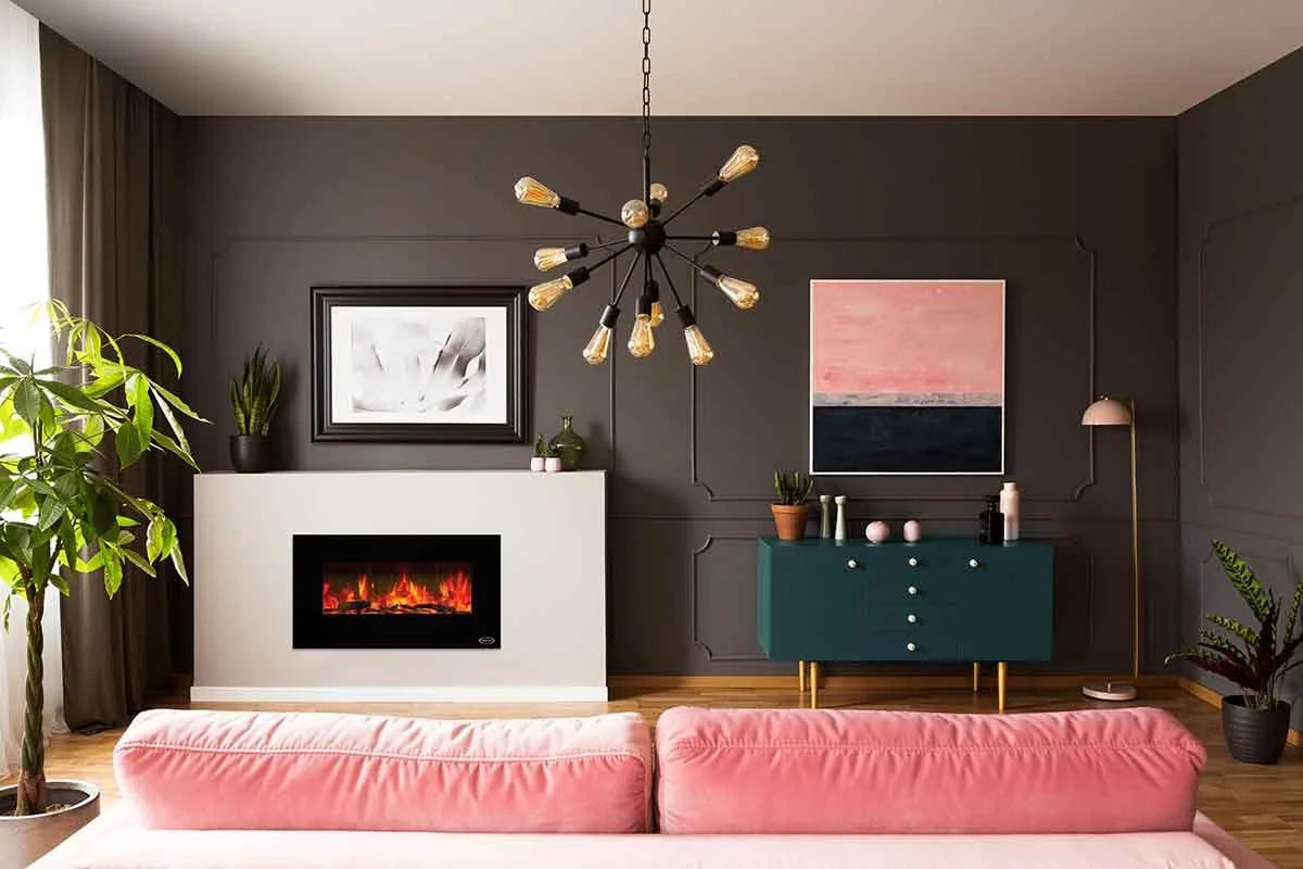 Stanley Argon Wall Hung 90/110/140cm Electric Fire