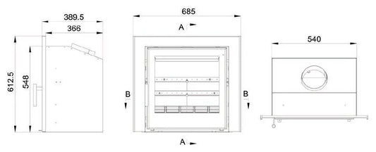 Nua Atlantic Wave 8 Cassette Stove
